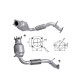 CAT e DPF Magnaflow a montaggio diretto Catalizzatore Magnaflow per FORD | race-shop.it