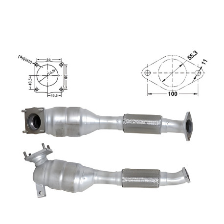 CAT e DPF Magnaflow a montaggio diretto Catalizzatore Magnaflow per FORD | race-shop.it