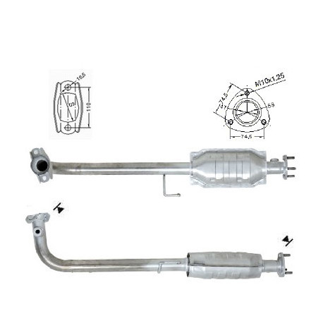 CAT e DPF Magnaflow a montaggio diretto Catalizzatore Magnaflow per HONDA | race-shop.it