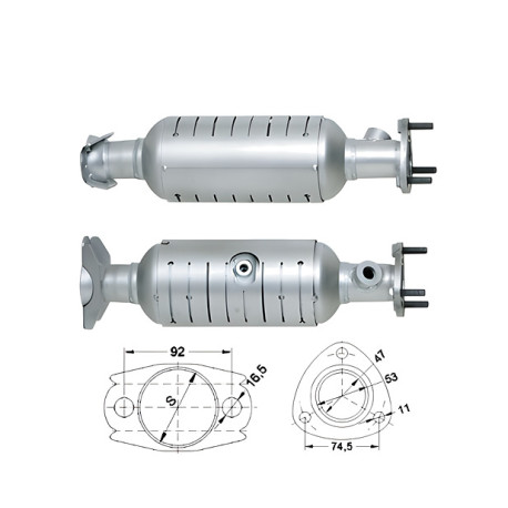 CAT e DPF Magnaflow a montaggio diretto Catalizzatore Magnaflow per HONDA | race-shop.it