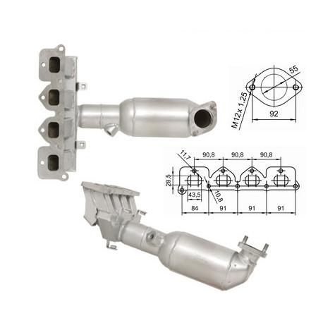 CAT e DPF Magnaflow a montaggio diretto Catalizzatore Magnaflow per HYUNDAI | race-shop.it