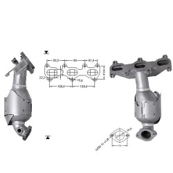Catalizzatore Magnaflow per HYUNDAI KIA
