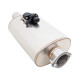 Silenziatori universali con la valvola Varex exhaust valve muffler 6"x10"x15" Flanged Inlet 3.5", Single-wall Outlet 3.5" | race-shop.it