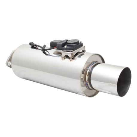 Silenziatori universali con la valvola Varex exhaust valve muffler 6.5"x15" Flanged Inlet 2.5", Single-Wall Tip 4" | race-shop.it