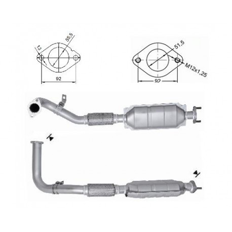 CAT e DPF Magnaflow a montaggio diretto Catalizzatore Magnaflow per HYUNDAI | race-shop.it