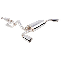 XFORCE sistema di scarico cat-back 76 mm per MAZDA 3 2008-2013 MPS (BL) MAZDASPEED