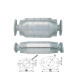 CAT e DPF Magnaflow a montaggio diretto Catalizzatore Magnaflow per HYUNDAI | race-shop.it