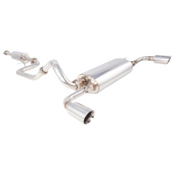 XFORCE sistema di scarico cat-back 63 mm per MAZDA 3 2010-2013 SP25 HATCH