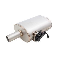 Silenziatore con valvola di scarico Varex 6"x10"x16" ingresso flangiato 3", uscita single-wall 3"