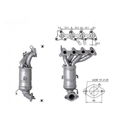 CAT e DPF Magnaflow a montaggio diretto Catalizzatore Magnaflow per HYUNDAI | race-shop.it