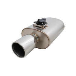 Silenziatore con valvola di scarico Varex 6"x10"x15" ingresso flangiato 3", terminale single-wall 4"