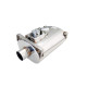 Universal valve mufflers Varex exhaust valve muffler 6"x10"x16" Flanged Inlet 3", Single Outlet 3" | race-shop.it