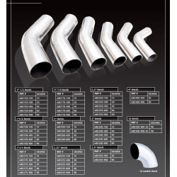 Stainless steel pipe - elbow 90°, 63mm