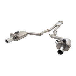 XForce 3" Cat-Back System + Oval Varex Mufflers for FORD MUSTANG 2015-2017 GT FASTBACK 5.0L