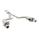 Sistemi di scarico XFORCE XForce 3" Cat-Back System + Round Varex Mufflers for FORD MUSTANG 2015-2017 GT FASTBACK 5.0L | race-shop.it