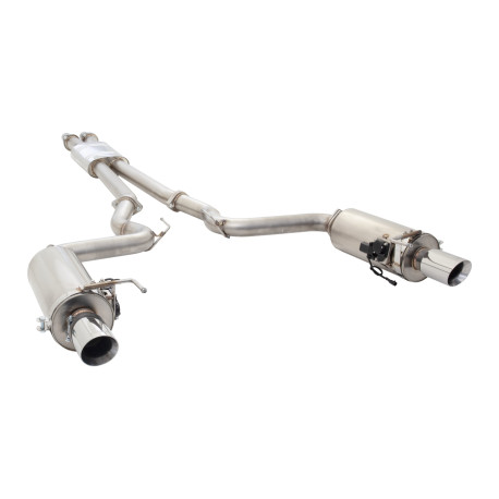Sistemi di scarico XFORCE XForce 3" Cat-Back System + Round Varex Mufflers for FORD MUSTANG 2015-2017 GT FASTBACK 5.0L | race-shop.it