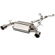 Sistemi di scarico XFORCE XForce 2.5" Cat-Back System for NISSAN 370Z 2009-2020 Z34 | race-shop.it