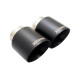 Sistemi di scarico XFORCE XForce 4" Tips for VOLKSWAGEN GOLF 2010-2013 GTI MK 6, black | race-shop.it