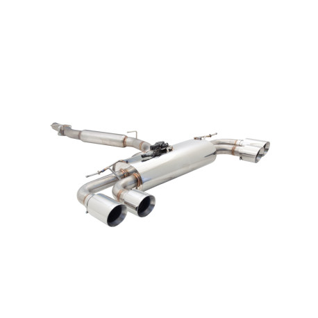 Sistemi di scarico XFORCE 3" Cat-Back System with Varex Muffler and Smartbox Controler for AUDI S3 2013-2020 8V SEDAN | race-shop.it