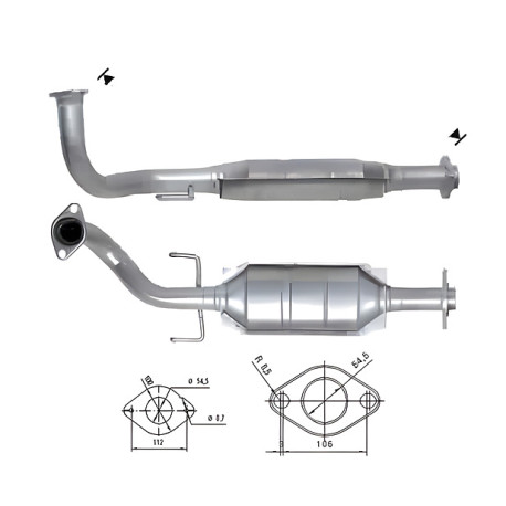 CAT e DPF Magnaflow a montaggio diretto Catalizzatore Magnaflow per HYUNDAI | race-shop.it