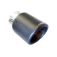 With one outlet XFORCE 3″ Ingresso, 4.5″ Terminale in fibra di carbonio a doppia parete con taglio | race-shop.it