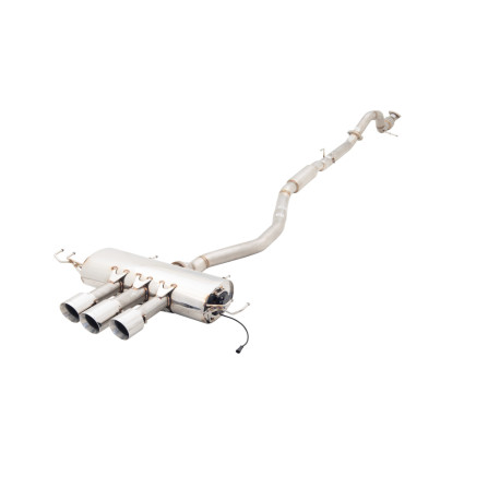 Sistemi di scarico XFORCE XForce 3" Cat-Back System + Varex Muffler for HONDA CIVIC 2017- TYPE R FK8 | race-shop.it