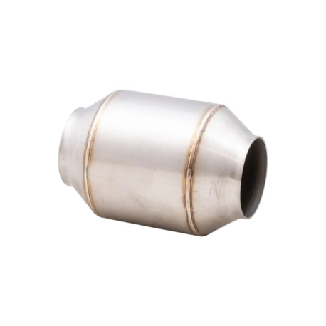 Catalizzatori universali 2.5" Short Body Metallic High-Flow Racing Catalytic Converter (100cell) - Round | race-shop.it