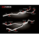 Sistemi di scarico XFORCE 2.5" Turbo-Back System with Catalytic Converters (track only) for TOYOTA LANDCRUISER 2007-2016 200 Series V8 TD | race-shop.it