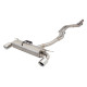 Sistemi di scarico XFORCE XForce 2.5-3" Cat-Back System Varex Muffler for BMW Series 1 2016-2019 F20 M140i | race-shop.it