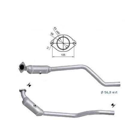 CAT e DPF Magnaflow a montaggio diretto Catalizzatore Magnaflow per JAGUAR | race-shop.it