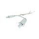 Sistemi di scarico XFORCE XForce 2.25" Cat-Back System for LEXUS IS 2009-2013 IS350 SEDAN | race-shop.it