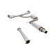 Sistemi di scarico XFORCE XForce 3" Cat-Back System + Varex Muffler for VOLKSWAGEN GOLF 2021- GTI MK8 | race-shop.it