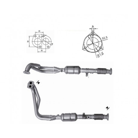 CAT e DPF Magnaflow a montaggio diretto Catalizzatore Magnaflow per LADA | race-shop.it