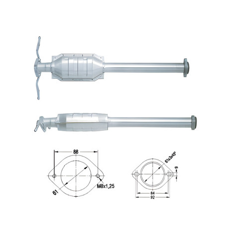 CAT e DPF Magnaflow a montaggio diretto Catalizzatore Magnaflow per LANCIA | race-shop.it