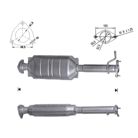 CAT e DPF Magnaflow a montaggio diretto Catalizzatore Magnaflow per LANCIA | race-shop.it