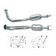 CAT e DPF Magnaflow a montaggio diretto Catalizzatore Magnaflow per LANCIA | race-shop.it