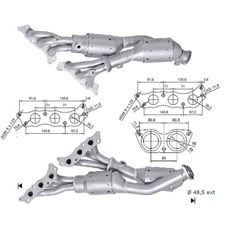 CAT e DPF Magnaflow a montaggio diretto Catalizzatore Magnaflow per LEXUS | race-shop.it
