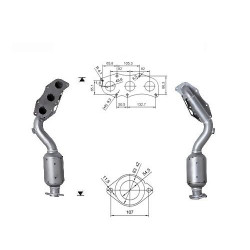 Catalizzatore Magnaflow per LEXUS