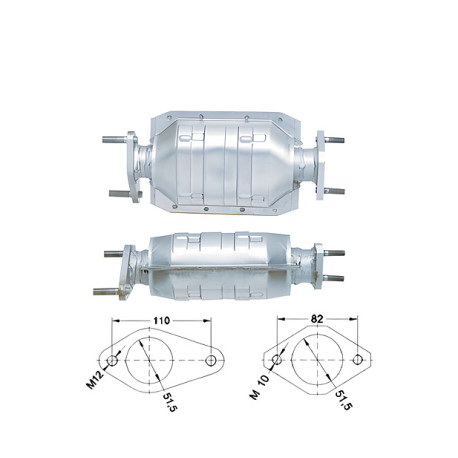 CAT e DPF Magnaflow a montaggio diretto Catalizzatore Magnaflow per MAZDA | race-shop.it
