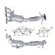 CAT e DPF Magnaflow a montaggio diretto Catalizzatore Magnaflow per MAZDA | race-shop.it