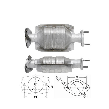 CAT e DPF Magnaflow a montaggio diretto Catalizzatore Magnaflow per MAZDA | race-shop.it