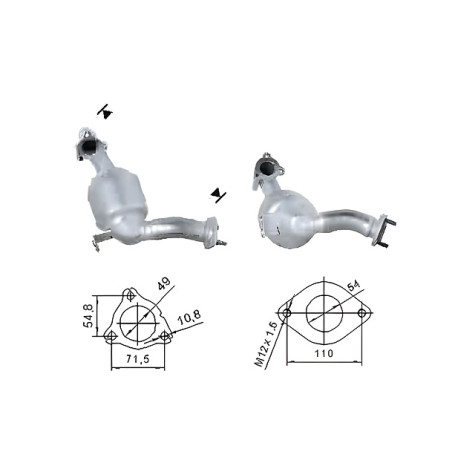 CAT e DPF Magnaflow a montaggio diretto Catalizzatore Magnaflow per MAZDA | race-shop.it