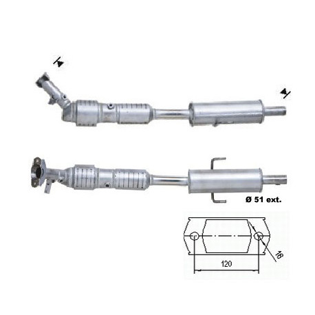 CAT e DPF Magnaflow a montaggio diretto Catalizzatore Magnaflow per MAZDA | race-shop.it