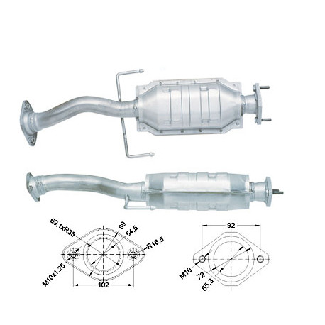CAT e DPF Magnaflow a montaggio diretto Catalizzatore Magnaflow per MAZDA | race-shop.it