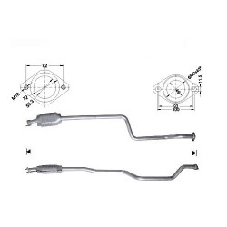 Catalizzatore Magnaflow per MAZDA