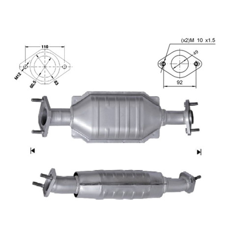 CAT e DPF Magnaflow a montaggio diretto Catalizzatore Magnaflow per MAZDA | race-shop.it