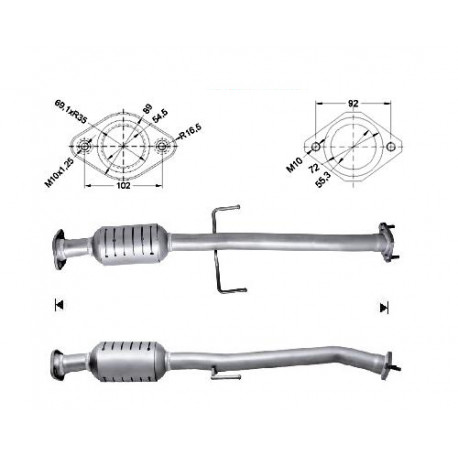 CAT e DPF Magnaflow a montaggio diretto Catalizzatore Magnaflow per MAZDA | race-shop.it