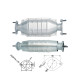CAT e DPF Magnaflow a montaggio diretto Catalizzatore Magnaflow per MAZDA | race-shop.it