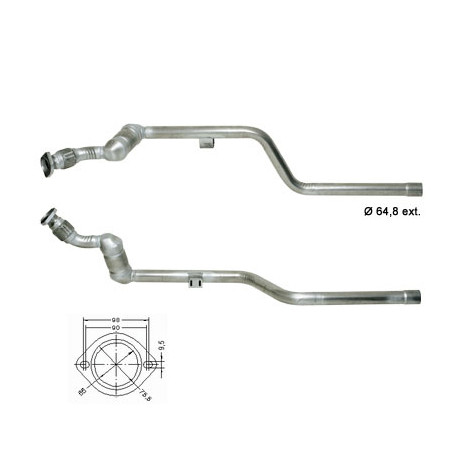 CAT e DPF Magnaflow a montaggio diretto Catalizzatore Magnaflow per MERCEDES | race-shop.it