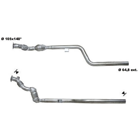 CAT e DPF Magnaflow a montaggio diretto Catalizzatore Magnaflow per MERCEDES | race-shop.it